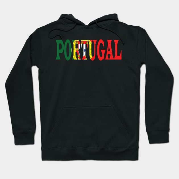 Portugal Flag Hoodie by ArianJacobs